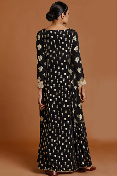 masaba Black Fern Tiered Dress festive indian designer wear online shopping melange singapore