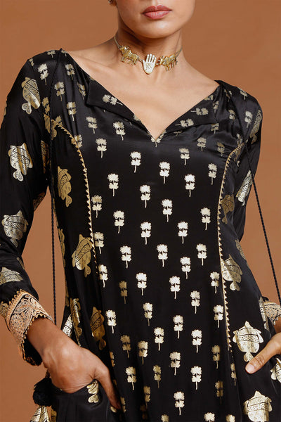 masaba Black Fern Tiered Dress festive indian designer wear online shopping melange singapore