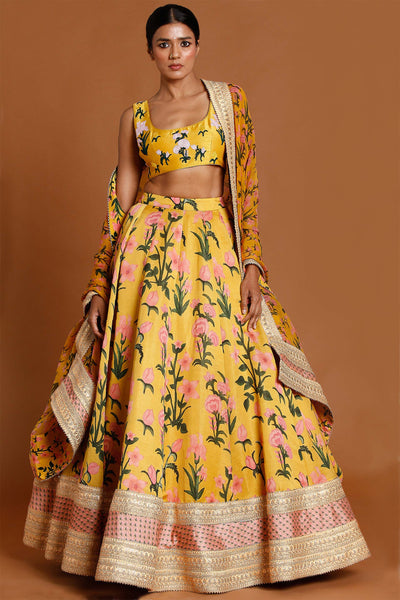 masaba Confetti Lehenga yellow festive indian designer wear online shopping melange singapore