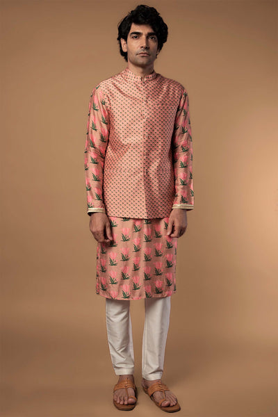 masaba menswear Dusty Pink Tulip Bandi Set festive indian designer wear mens online shopping melange singapore