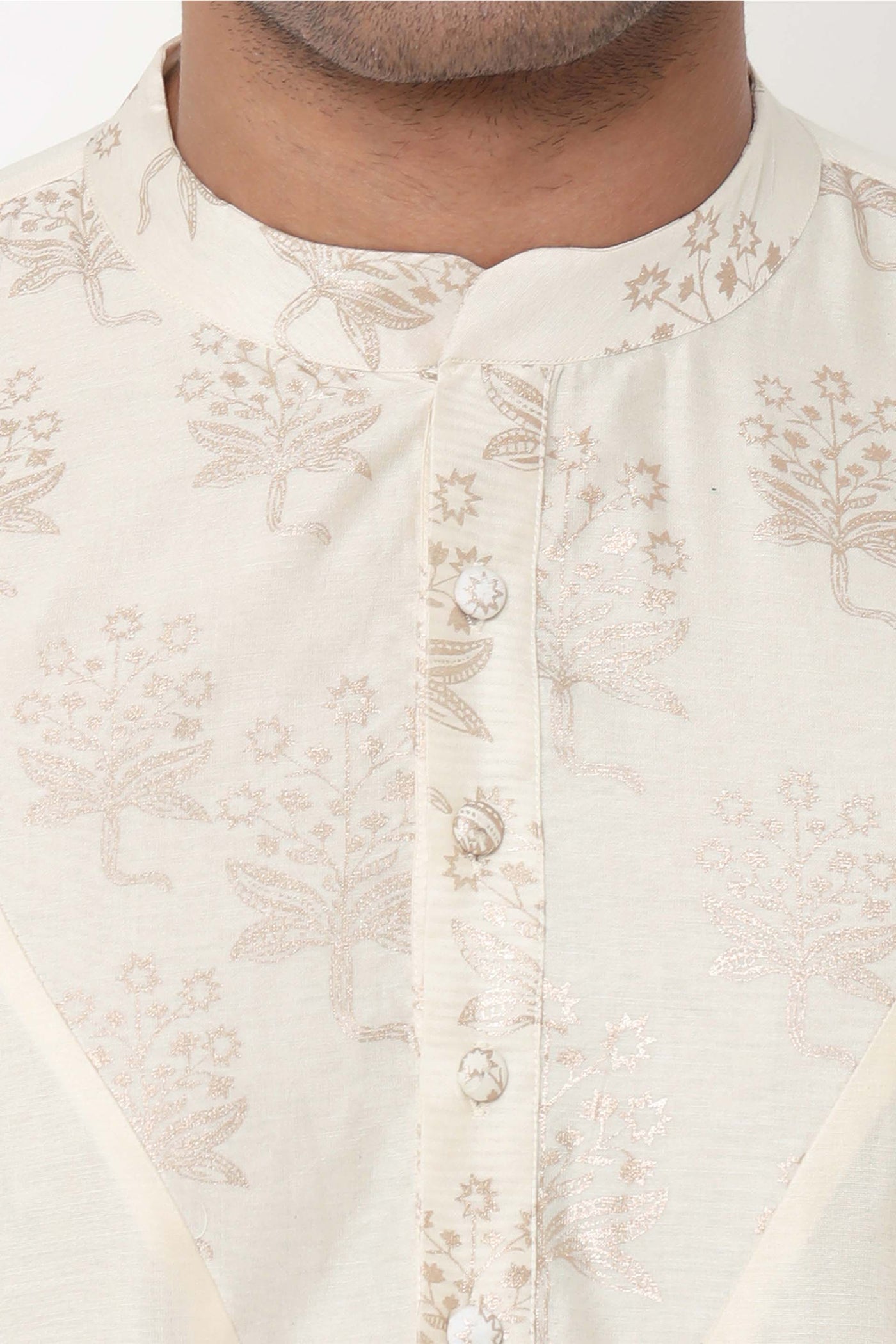 Masaba menswear Ivory Star Flower Kurta festive indian designer wear online shopping melange singapore