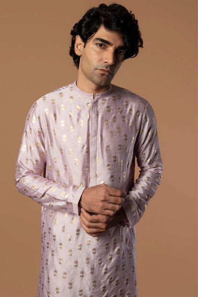 masaba menswear Lilac Fern Kurta festive indian designer wear mens online shopping melange singapore
