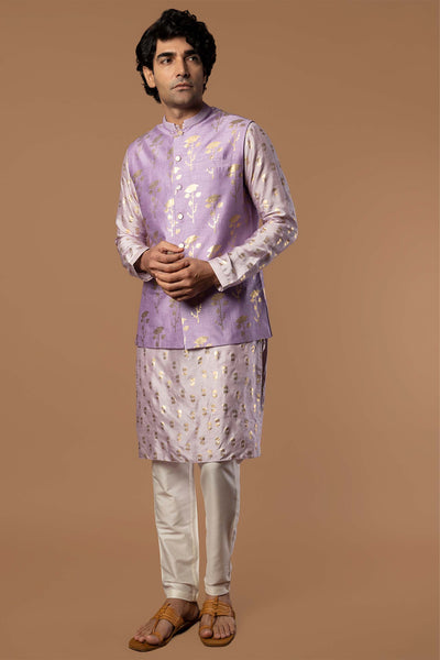 masaba menswear Lilac Periwinkle Bandi festive indian designer wear mens online shopping melange singapore