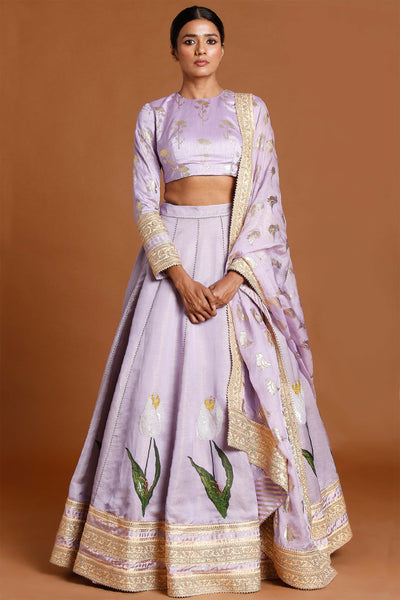 masaba Moon Belle Lehenga Lilac festive indian designer wear online shopping melange singapore