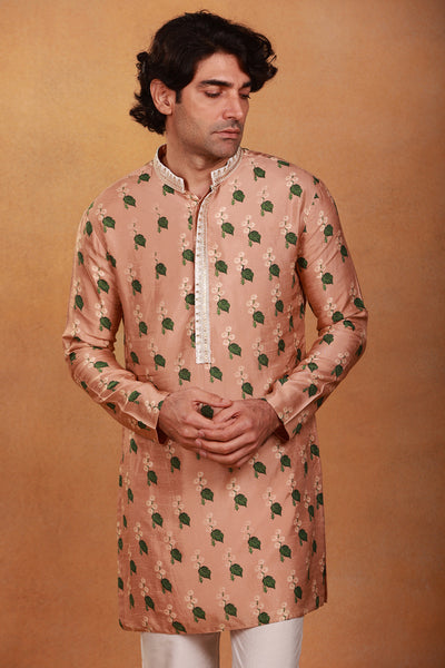 Masaba menswear Oatmeal Cotton Candy Kurta online shopping melange singapore festive indian designer wear