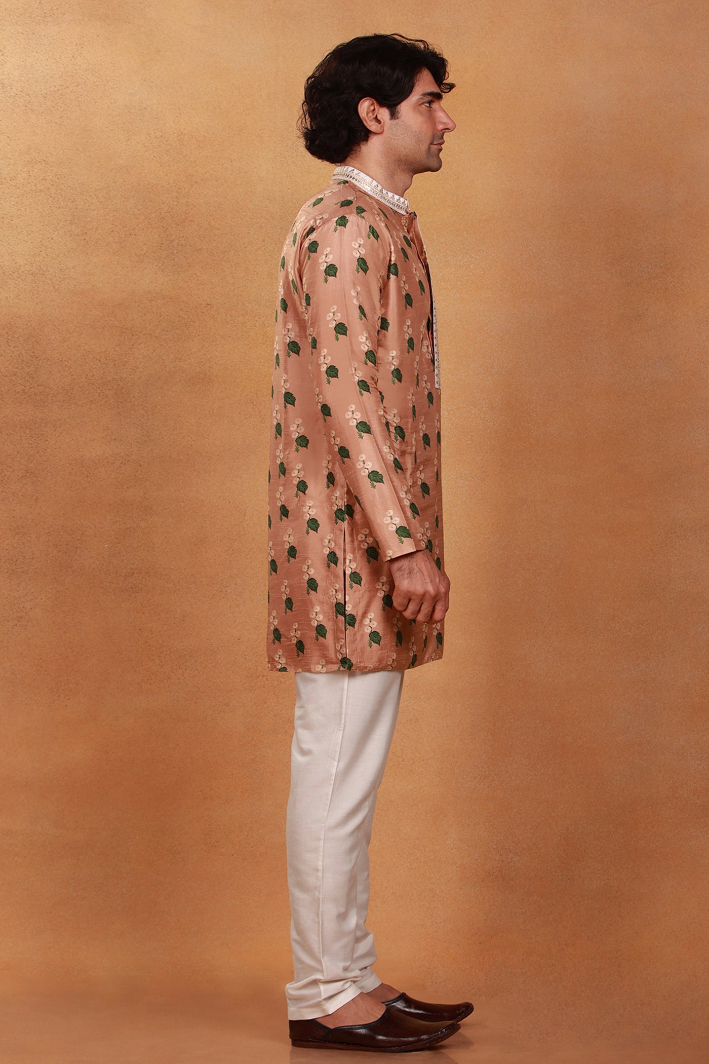 Masaba menswear Oatmeal Cotton Candy Kurta online shopping melange singapore festive indian designer wear