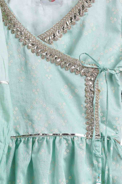 Mi ducle an'ya Fern Shaded Sharara Fern festive kidswear girls online shopping melange singapore indian designer wear