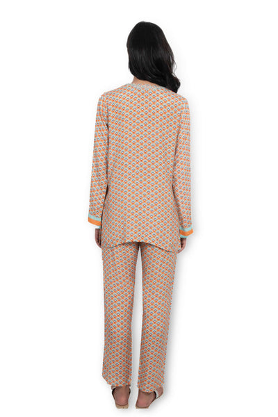 Monisha jaising Fanny Panny Set orange online shopping melange singapore indian designer wear