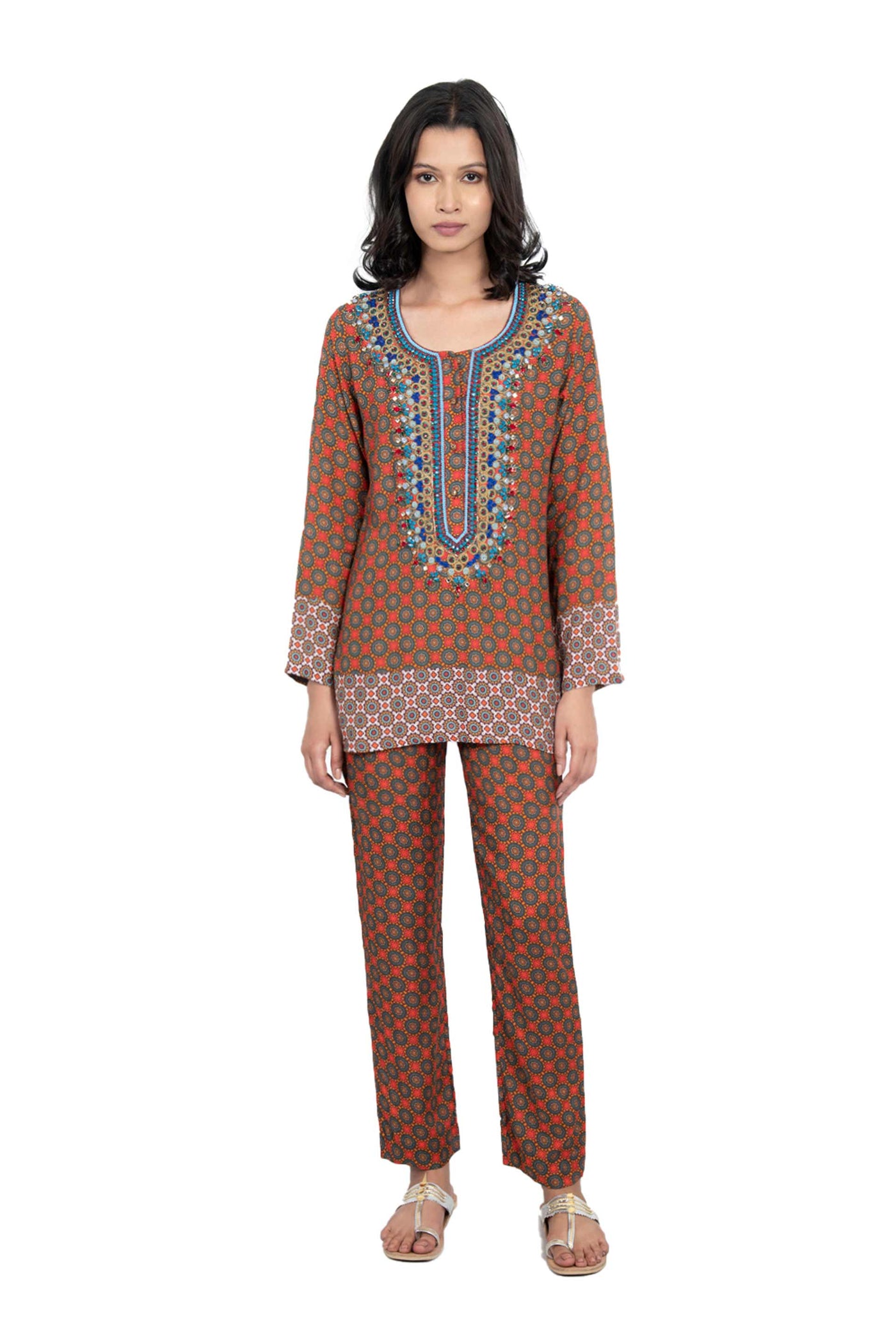 Monisha Jaising Kolkata Set red online shopping melange singapore indian designer wear