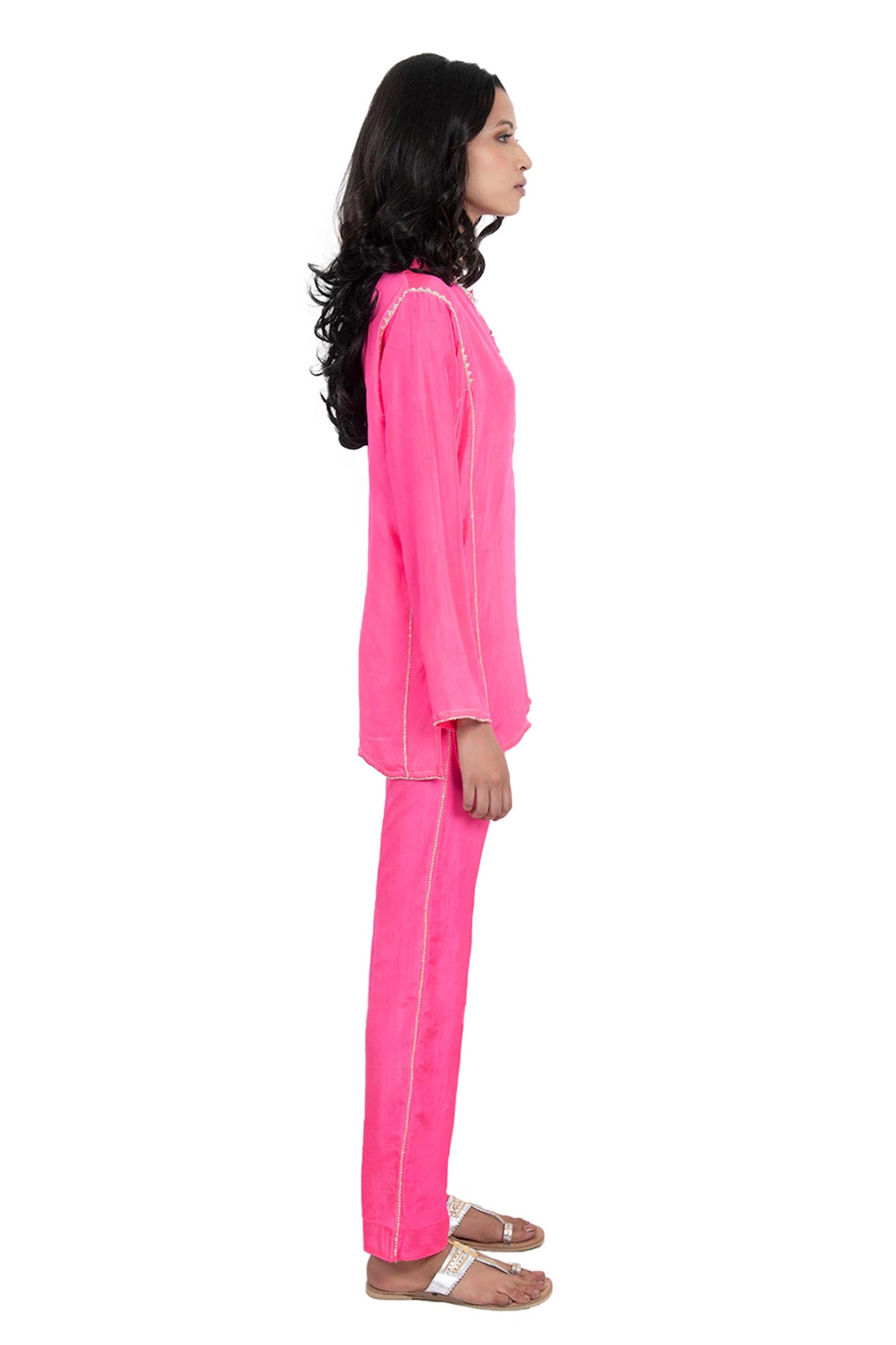 monisha jaising Raani Twin Set pink online shopping melange singapore indian designer wear
