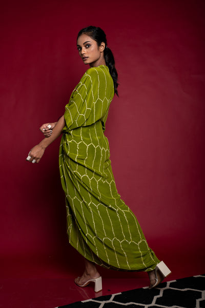 Nupur Kanoi Gather KK Dress Pista Green Online Shopping Melange Singapore Indian Designer Wear