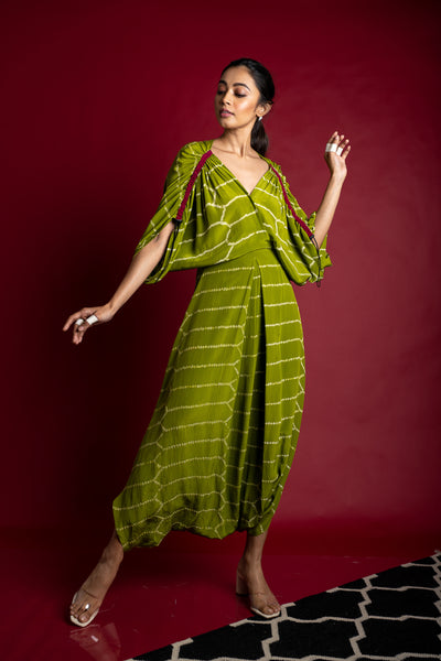 Nupur Kanoi Kaftan KK Jumpsuit Pista Green Online Shopping Melange Singapore Indian Designer Wear