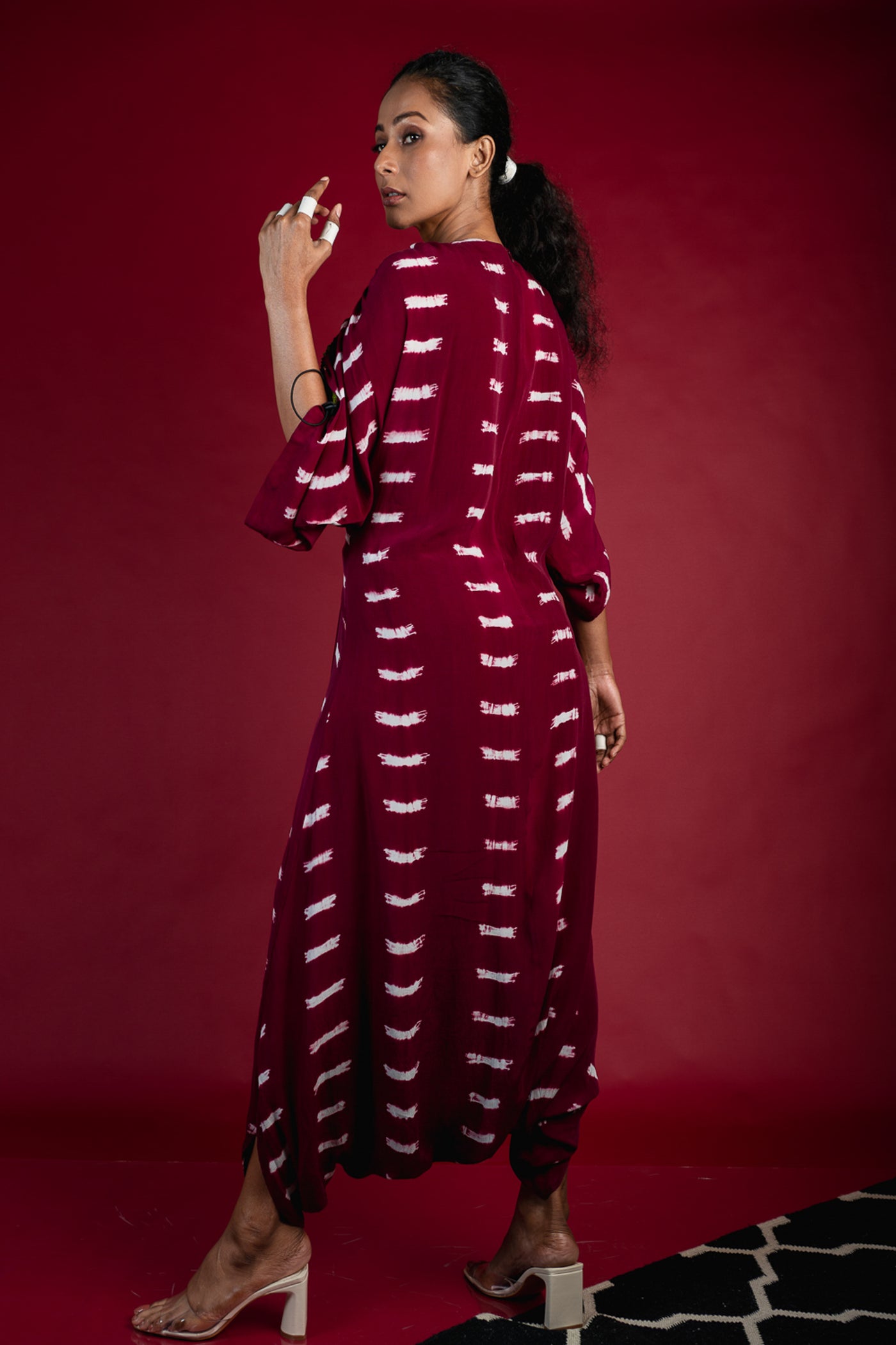 Nupur Kanoi KK Jumpsuit Pink  Online Shopping Melange Singapore Indian Designer Wear