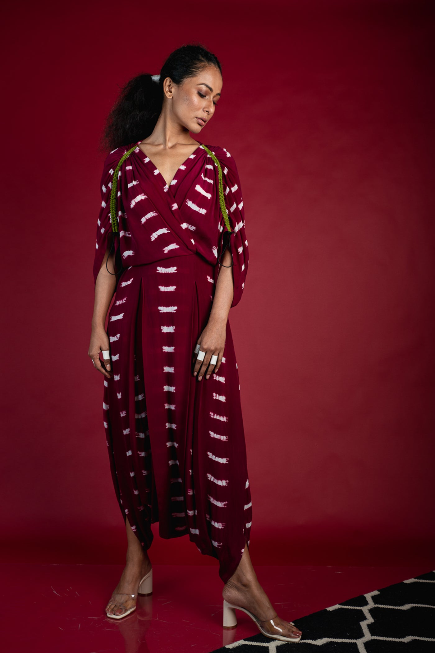 Nupur Kanoi KK Jumpsuit Pink  Online Shopping Melange Singapore Indian Designer Wear