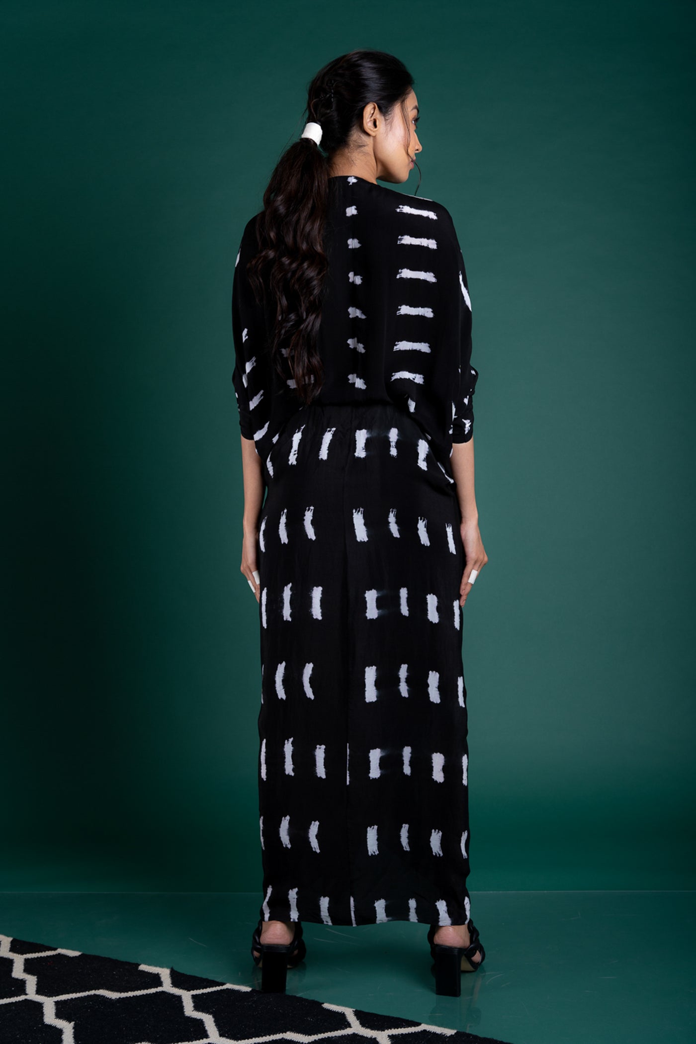Nupur Kanoi Zipper KK Dress Black Online Shopping Melange Singapore Indian Designer Wear