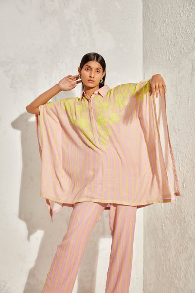 Namrata Joshipura Acadia Collar Kaftan Set Indian designer online shopping melange singapore