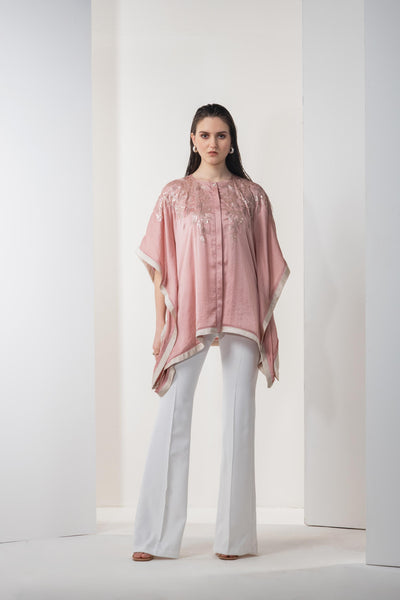 Namrata Joshipura Amaryllis Kaftan Top pink western indian designer wear online shopping melange singapore