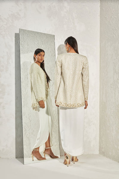 Namrata Joshipura Belladonna Jacket Skirt Set indian designer online shopping melange singapore