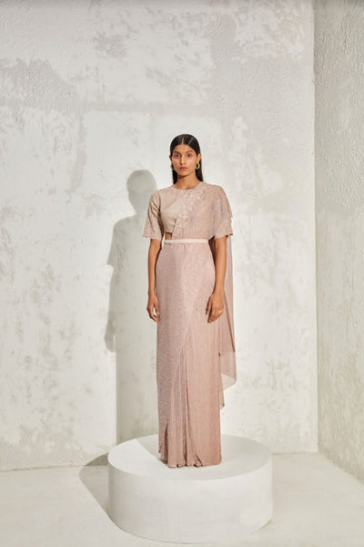 Namrata Joshipura Belladonna Shimmer Set Indian designer online shopping melange singapore