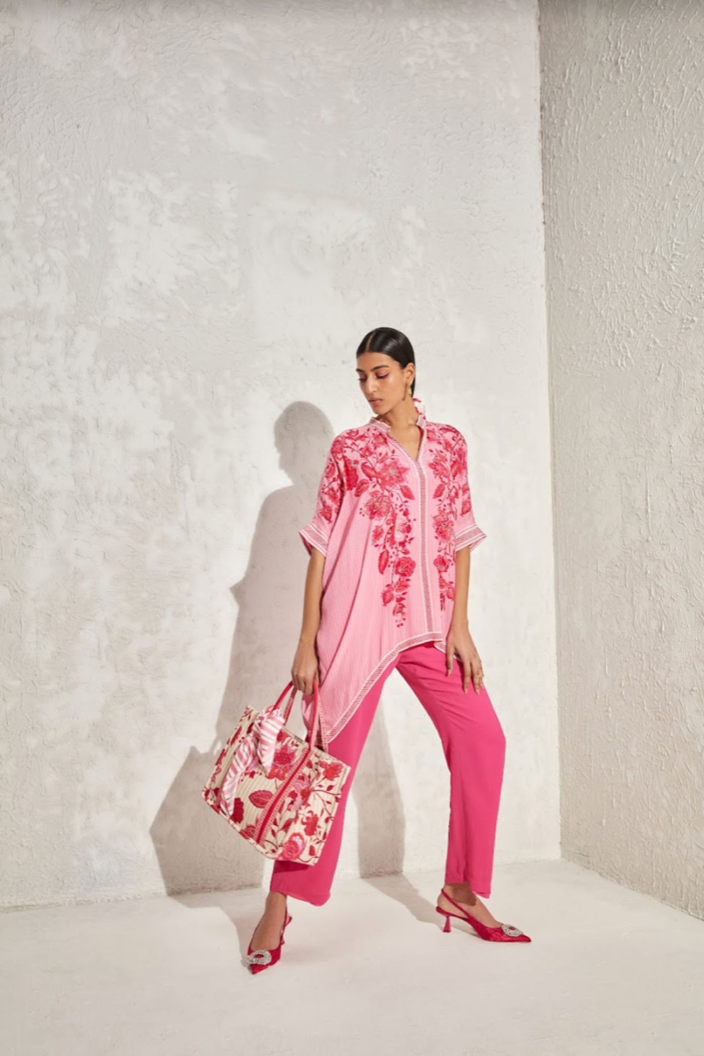 Namrata Joshipura Eden Handkerchief Hem Tunic indian designer online shopping melange singapore
