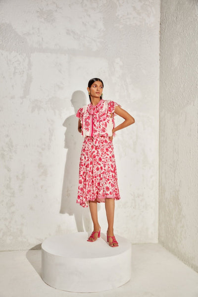 Namrata Joshipura Eden Tie Up Dress indian designer online shopping melange singapore