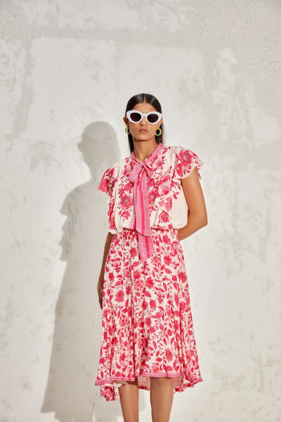Namrata Joshipura Eden Tie Up Dress indian designer online shopping melange singapore