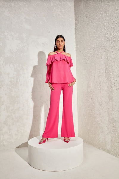 Namrata Joshipura Wisteria Off Shoulder Top indian designer online shopping melange singapore
