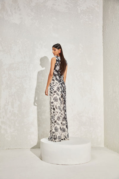 Namrata Joshipura Eden Scallop Overlap Jumpsuit indian designer online shopping melange singapore