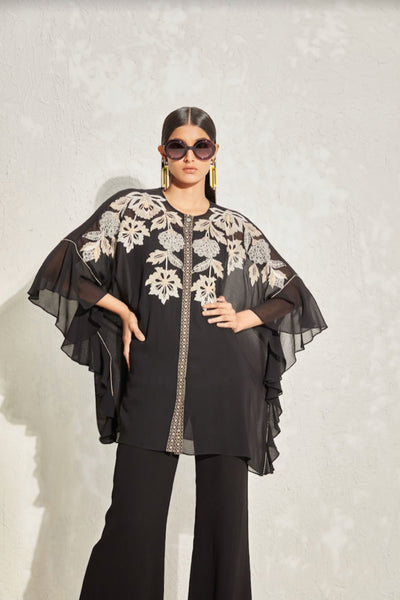 Namrata Joshipura Laurel Frill Sleeve Co Ord Set indian designer online shopping melange singapore