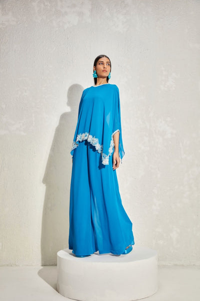 Namrata Joshipura Wisteria Cape Jumpsuit indian designer online shopping melange singapore