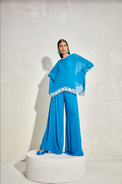 Namrata Joshipura Wisteria Cape Jumpsuit indian designer online shopping melange singapore