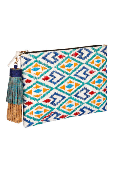 Aztec Zipper Clutch