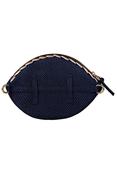 Nomada accessories talisman belt bag navy blue online shopping melange singapore indian designer wear