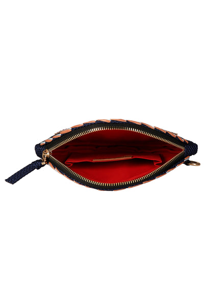 Nomada accessories talisman belt bag navy blue online shopping melange singapore indian designer wear