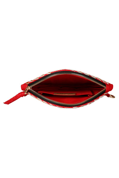 Nomada Accessories Talisman belt bag red online shopping melange singapore indian designer wear