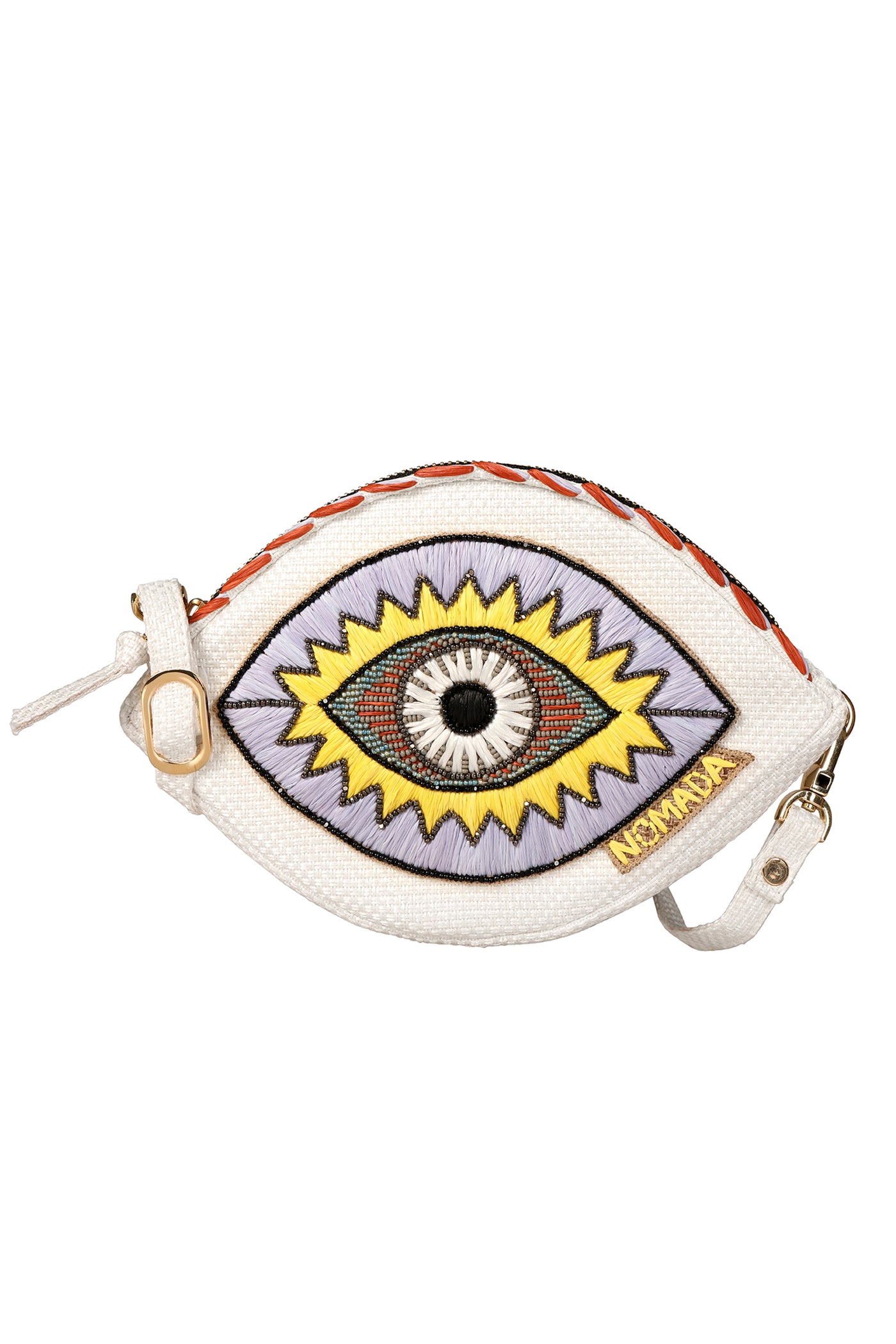 Nomada accessories talisman belt bag white lavender online shopping melange singapore indian designer wear