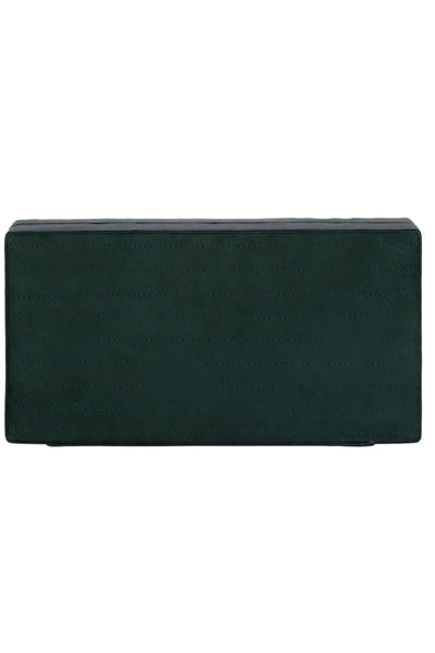 Weave Go Together Capsule Clutch Green