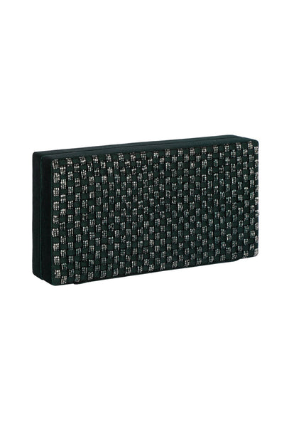 Weave Go Together Capsule Clutch Green