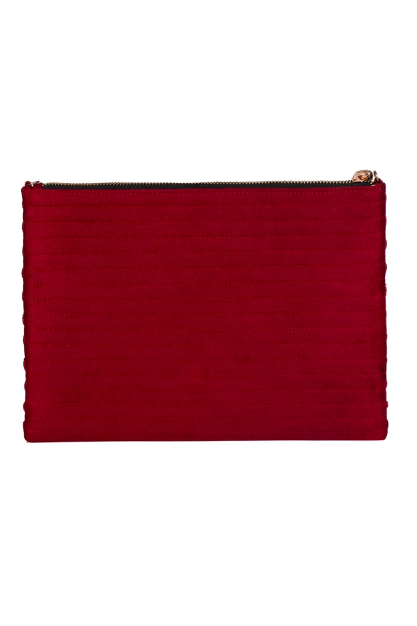 Weave Go Together Zipper Clutch