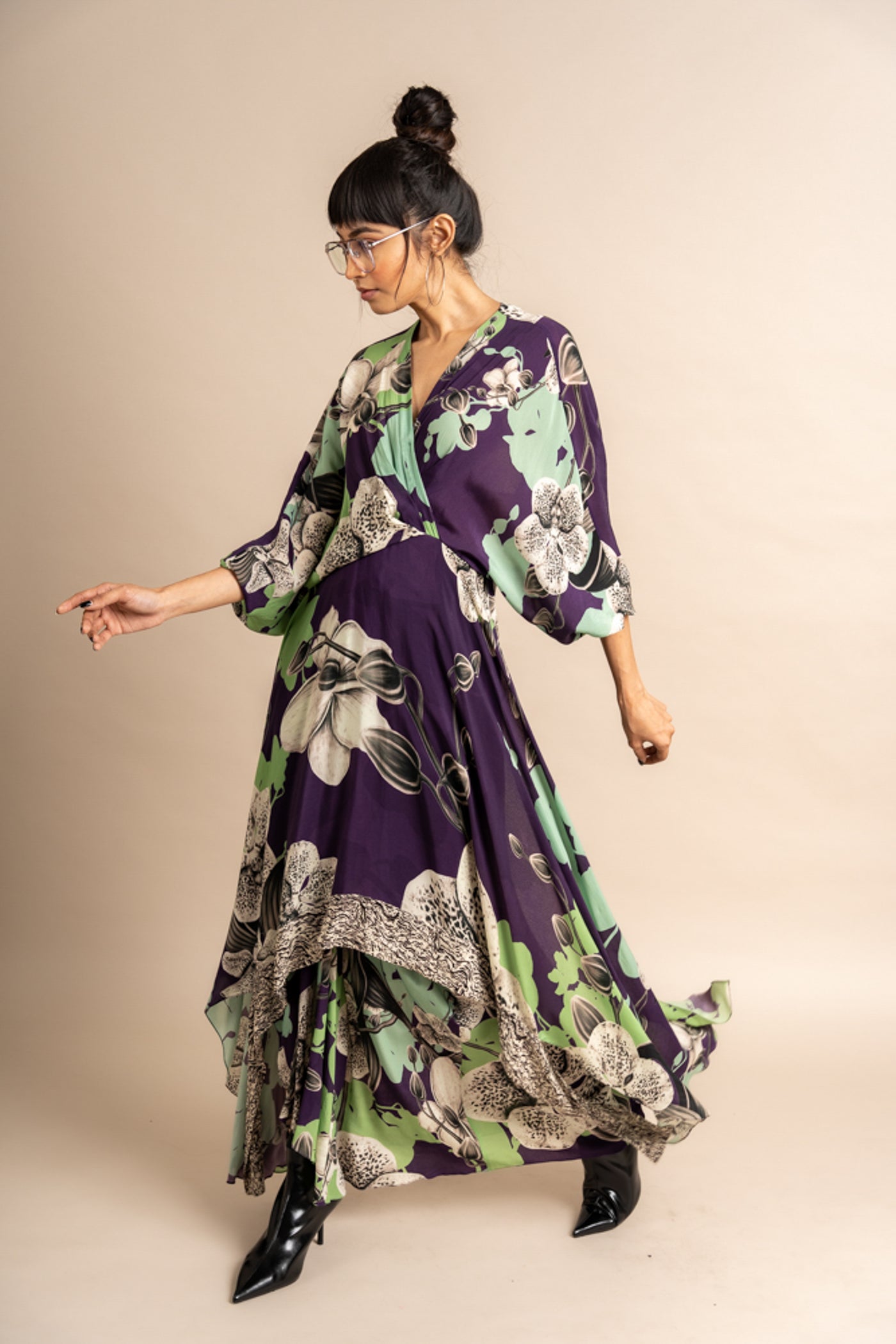 Nupur Kanoi Hanki Dress Purple Online Shopping Melange Singapore Indian Designer Wear