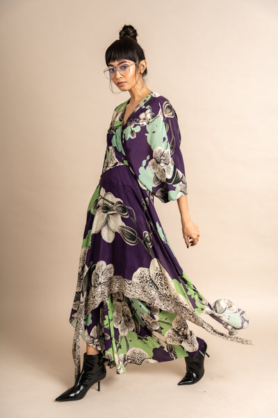 Nupur Kanoi Hanki Dress Purple Online Shopping Melange Singapore Indian Designer Wear
