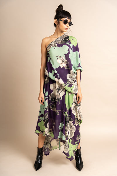 Nupur Kanoi Sack Dress Purple Online Shopping Melange Singapore Indian Designer Wear