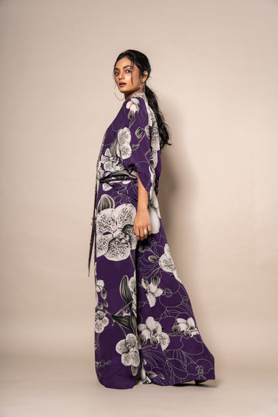 Nupur Kanoi Top With Pants Purple Online Shopping Melange Singapore Indian Designer Wear