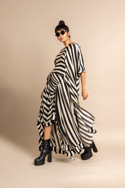 Nupur Kanoi Top With Skirt Black and White Online Shopping Melange Singapore Indian Designer Wear