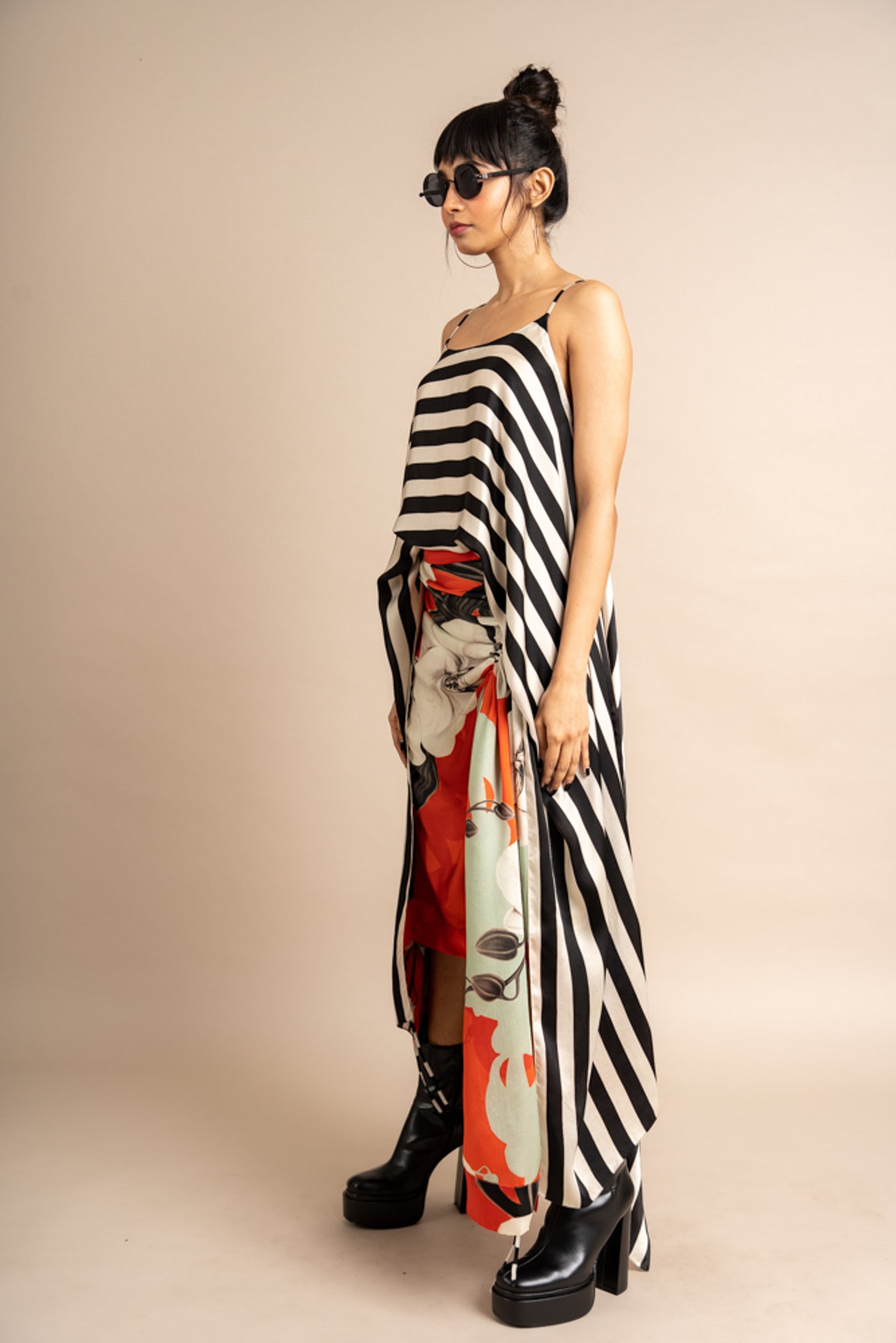 Nupur Kanoi Top With Skirt Orange Online Shopping Melange Singapore Indian Designer Wear