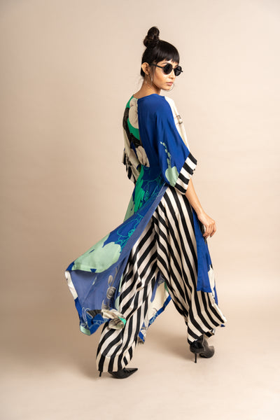 Nupur Kanoi Top with pants Blue Online Shopping Melange Singapore Indian Designer Wear