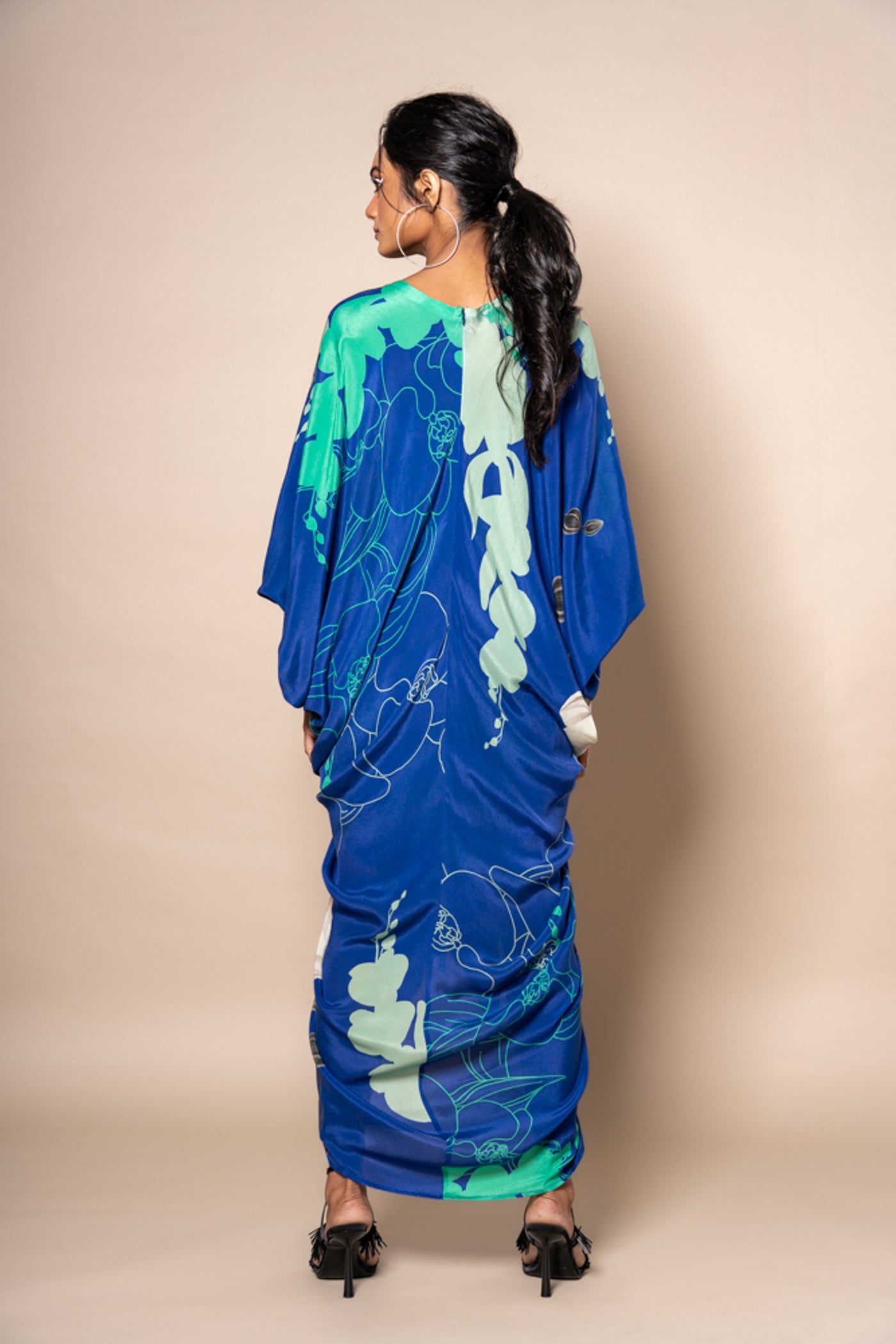 Nupur Kanoi Kite Dress Cobalt Online Shopping Melange Singapore Indian Designer Wear