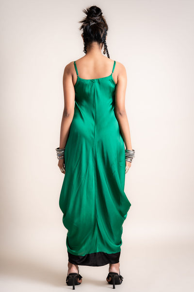 Nupur Kanoi Double Sack Dress green designer fashion online shopping melange singapore
