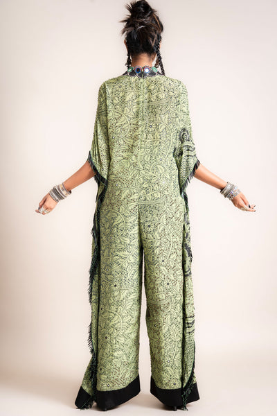 Nupur Kanoi Kaftan Jumpsuit green designer fashion online shopping melange singapore