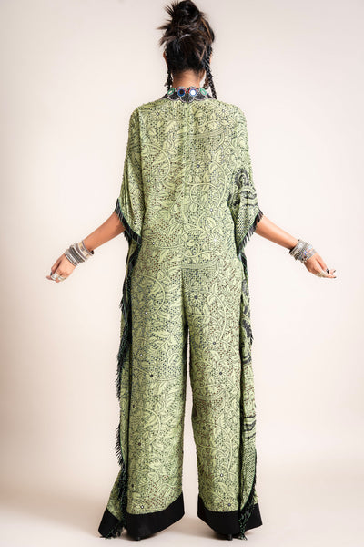 Nupur Kanoi Kaftan Jumpsuit green designer fashion online shopping melange singapore